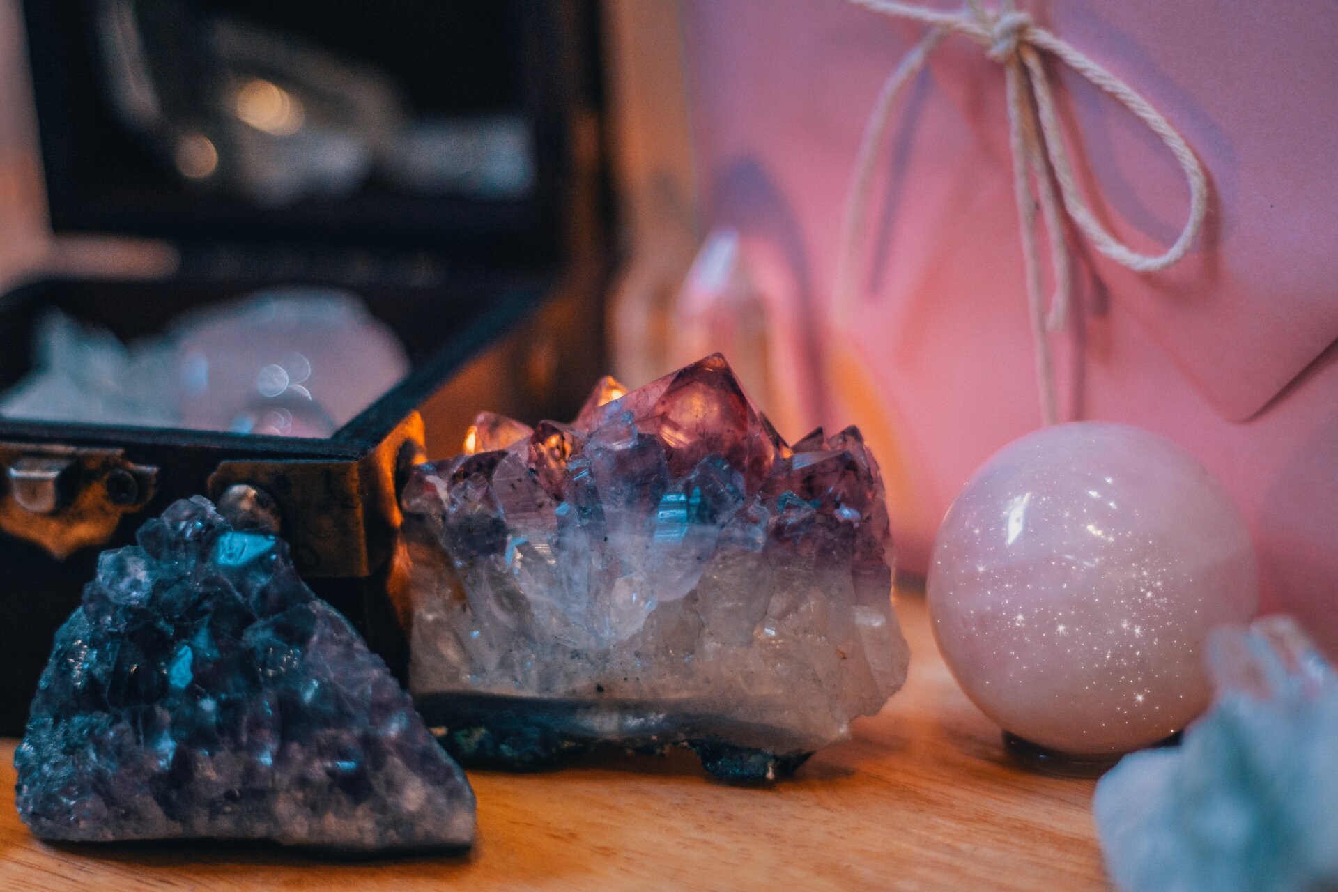 Love Spell with Crystals